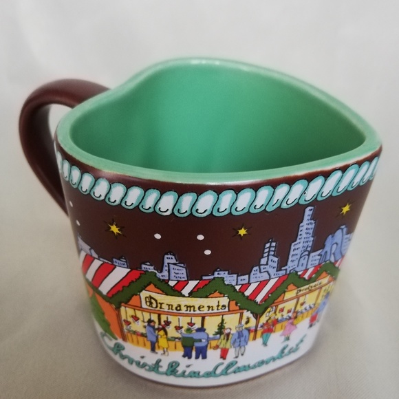 Heart Shaped Coffee Mug 2018 German Christmas Market Chicago - Picture 1 of 4